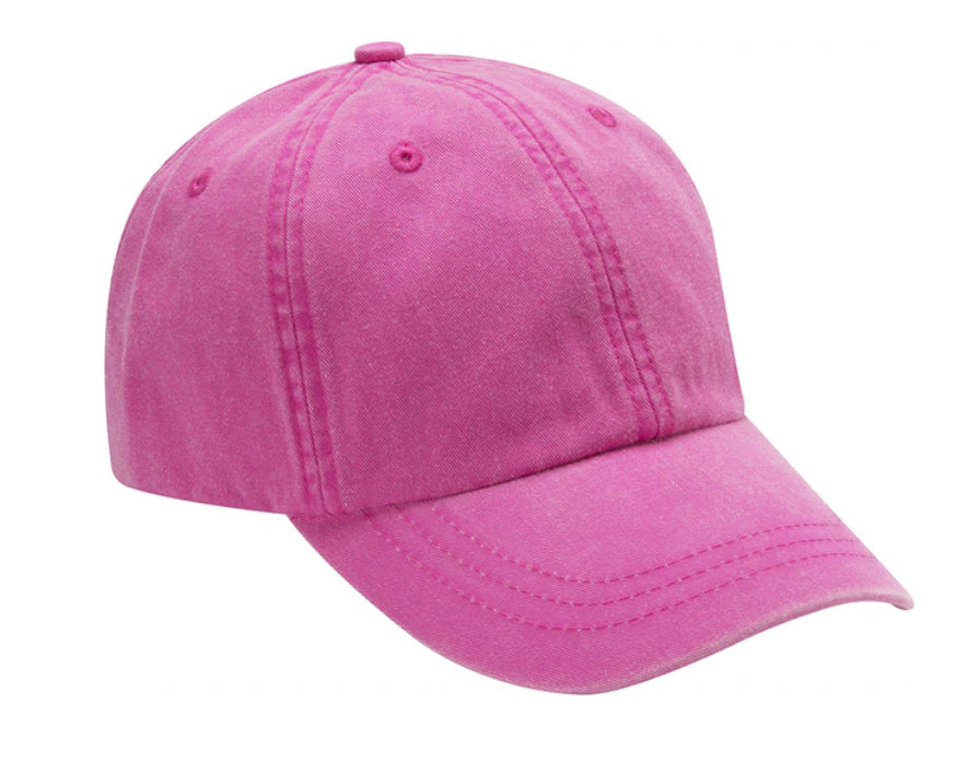 Pigmented Dyed Low Profile Cotton Baseball Cap