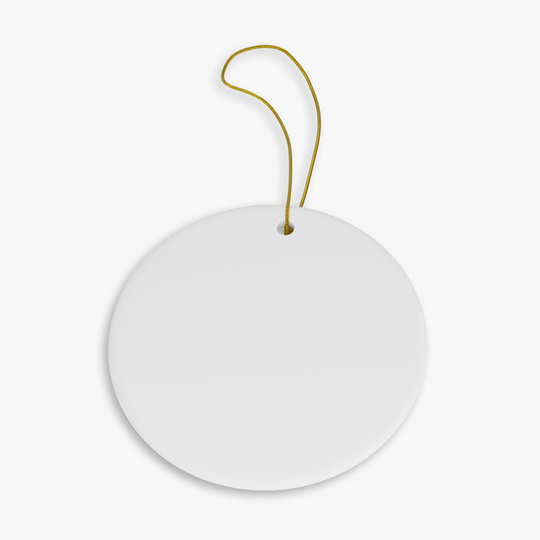 Sublimation Blank Ceramic Ornaments