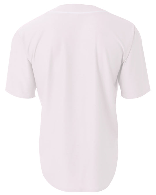 SUBLIMATION SHORT SLEEVES FULL BUTTON BASEBALL TOP - N4184
