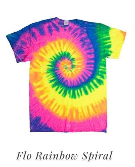 Neon Pink Tie-Dye Print Bow Neon Pink Tie-Dye Print Bow