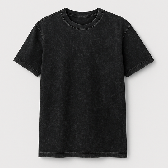 NOLA ACID WASH SHIRT-SLEEVE TEE