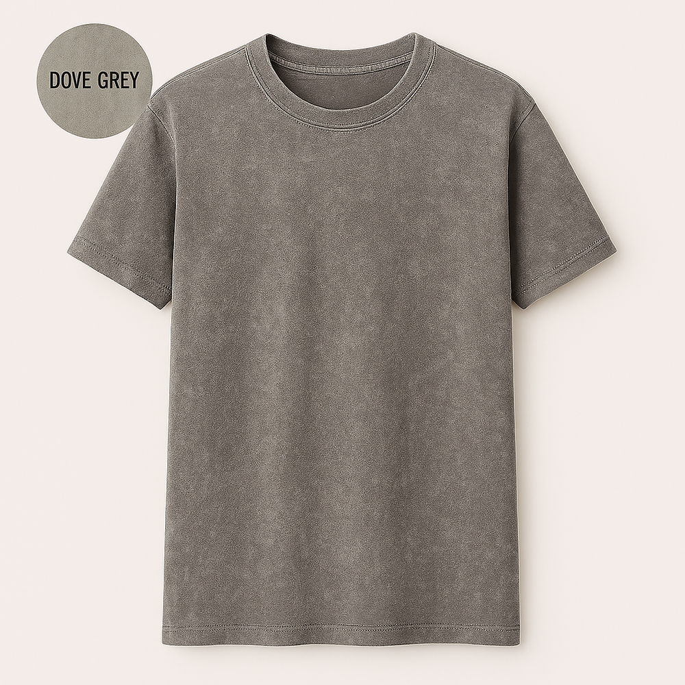 NOLA ACID WASH SHIRT-SLEEVE TEE