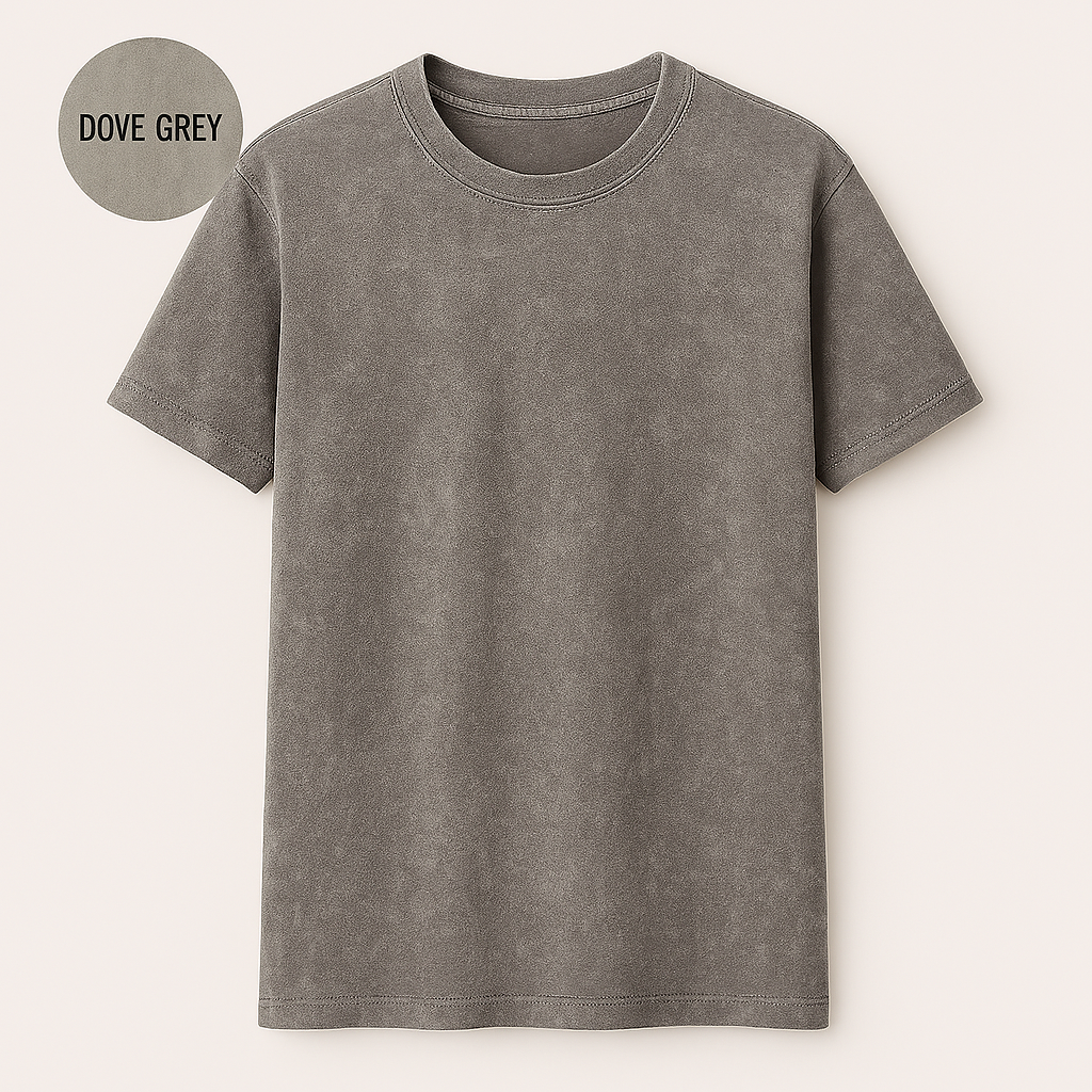 NOLA ACID WASH SHIRT-SLEEVE TEE