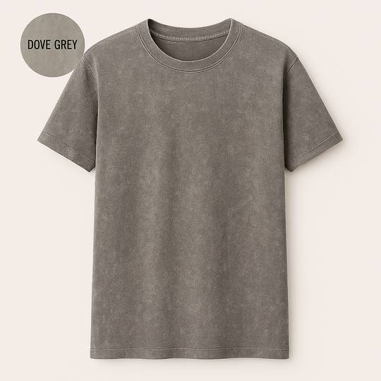 NOLA ACID WASH SHIRT-SLEEVE TEE