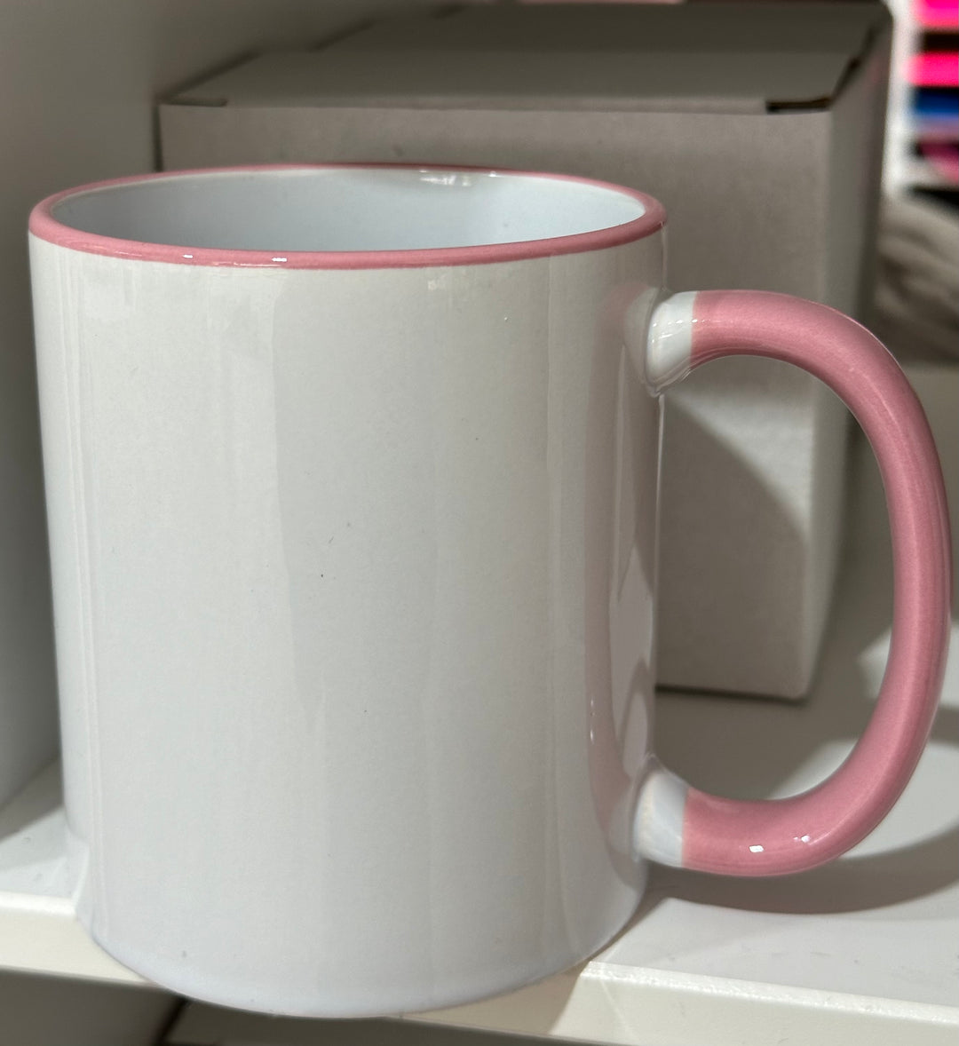 SUBLIMATION RIM & HANDLE COLOR MUG