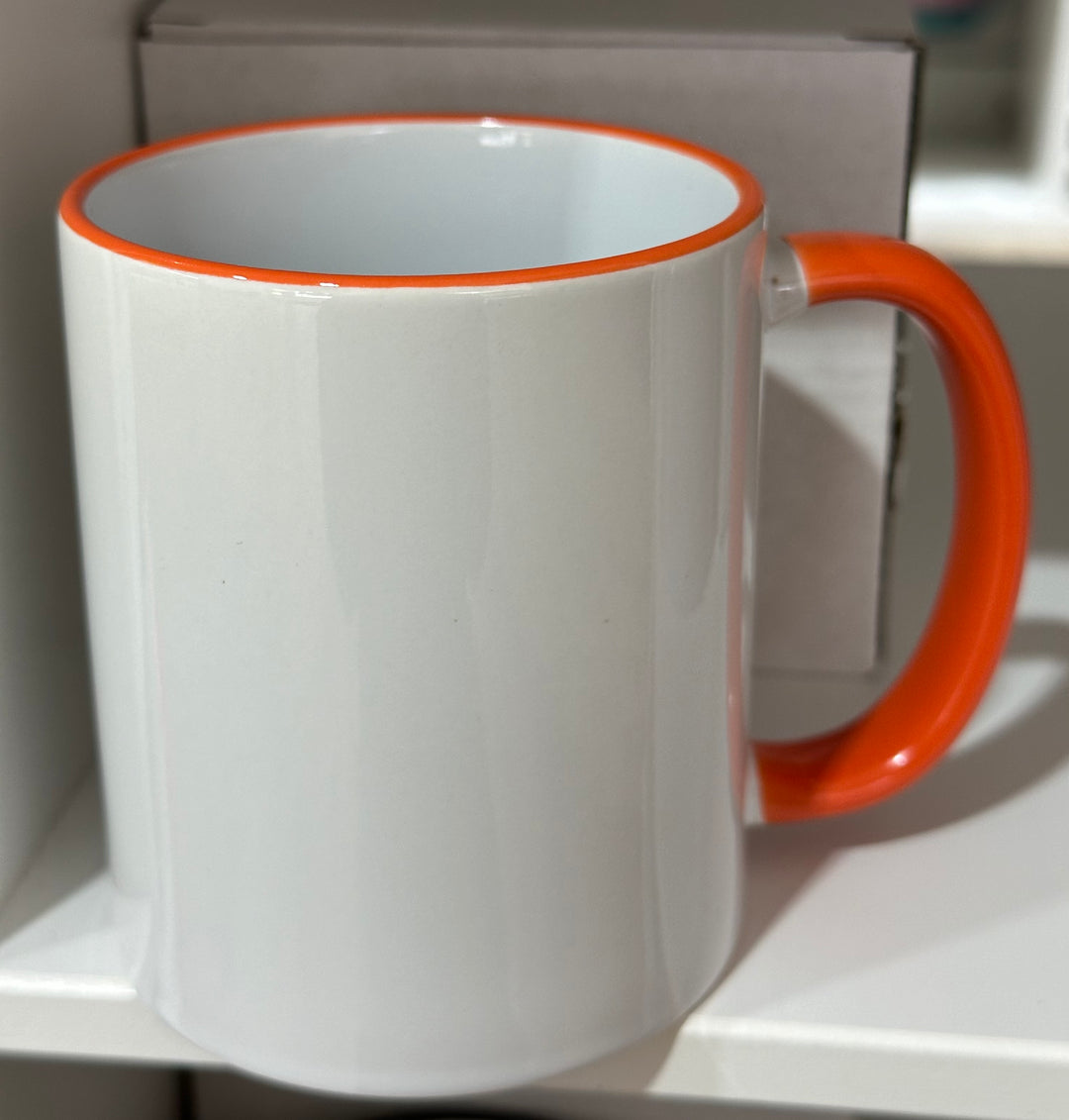 SUBLIMATION RIM & HANDLE COLOR MUG