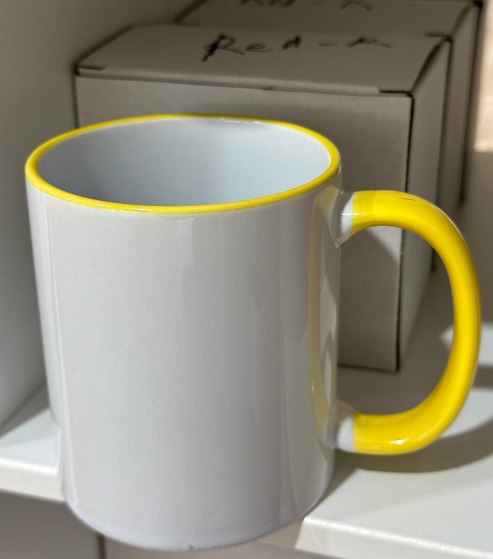 SUBLIMATION RING/HANDLE COLOURED CUP