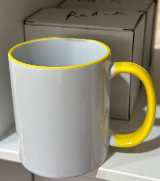 SUBLIMATION RIM & HANDLE COLOR MUG