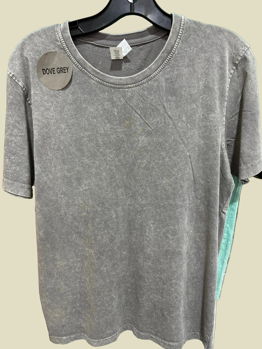 NOLA ACID WASH SHIRT-SLEEVE TEE