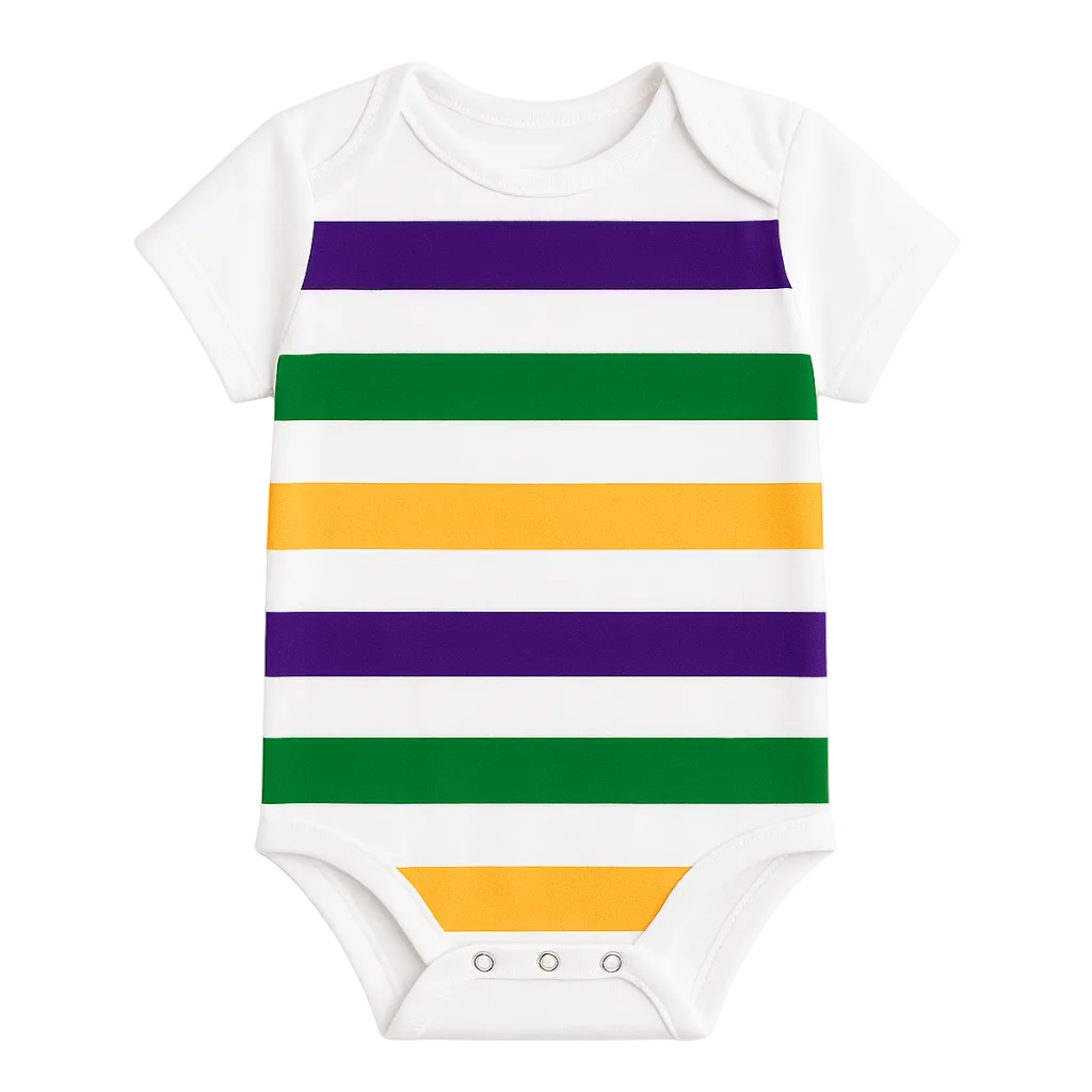 MARDIGRAS INFANT ROMPER