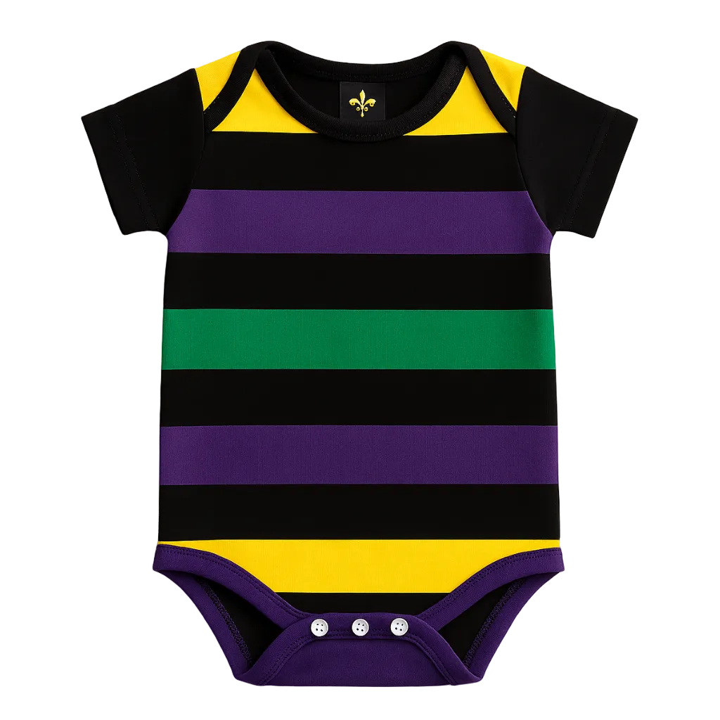 MARDIGRAS INFANT ROMPER