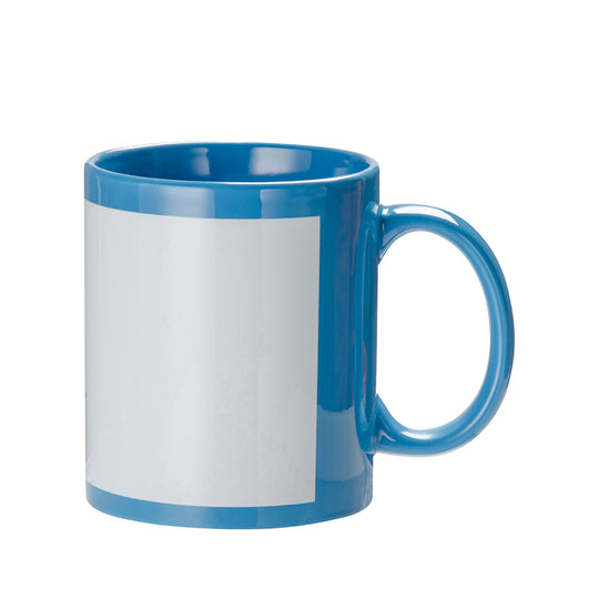 SUBLIMATION WHITE PATCH MUG 11OZ