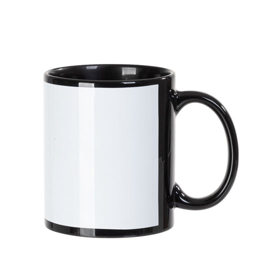 SUBLIMATION WHITE PATCH MUG 11OZ