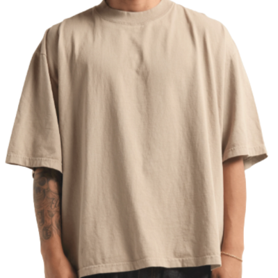 Garment Dye Drop Shoulder T-Shirt